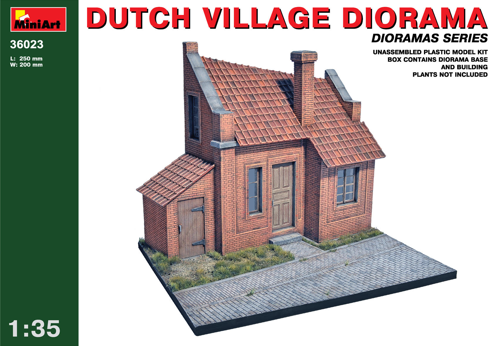 

Сборная модель MiniArt 1/35 Диорама голландской деревни 36023