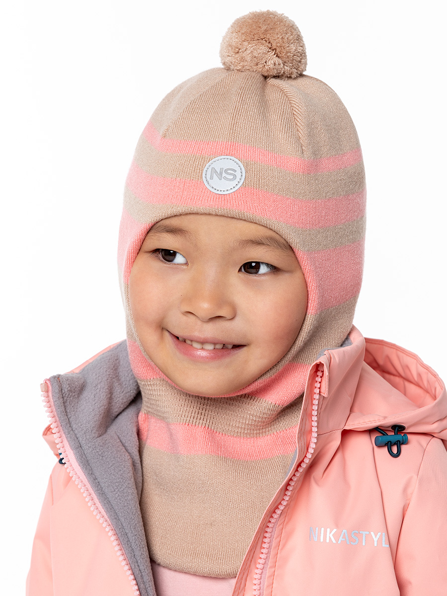 

Балаклава детская NIKASTYLE 10м10024, бежевый, 50, 10м10024