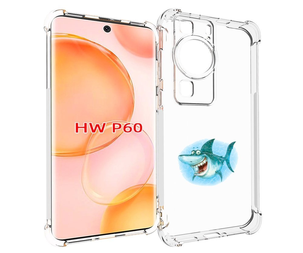 

Чехол MyPads веселая акула для Huawei P60, Tocco