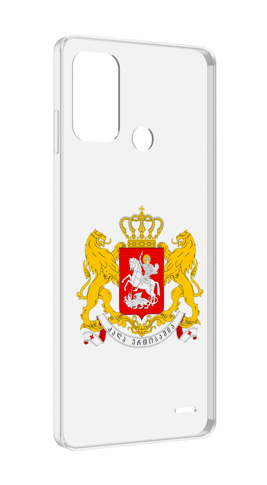 

Чехол MyPads герб-грузии для ZTE Blade A52, Прозрачный, Tocco