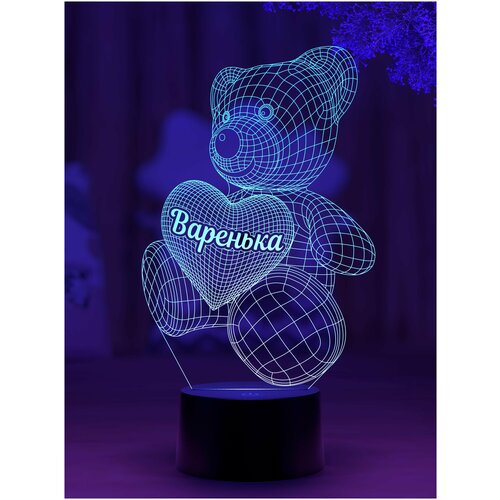 

Ночник Amstek "Мишка именной Варенька"
