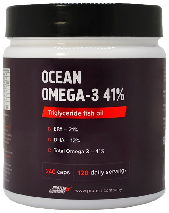 фото Ocean omega-3 41% protein.company 1000 мг, 240 капсул