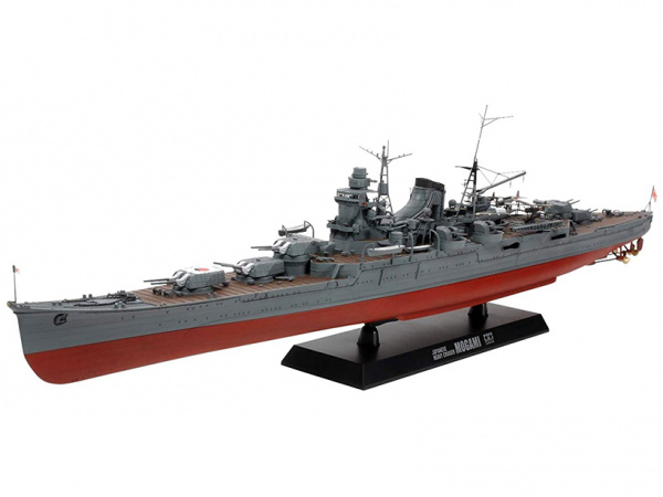 фото 78023 tamiya 1/350 японский тяжелый крейсер mogami с фототравлением и подставкой