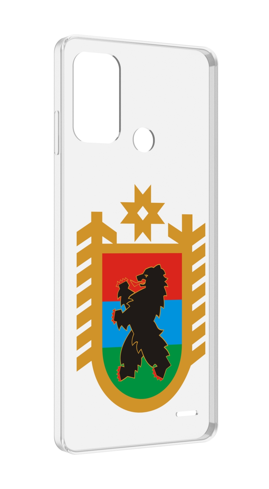 

Чехол MyPads герб-карелия-петрозаводск для ZTE Blade A52, Прозрачный, Tocco