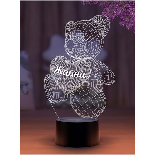 

Ночник Amstek "Мишка именной Жанна"