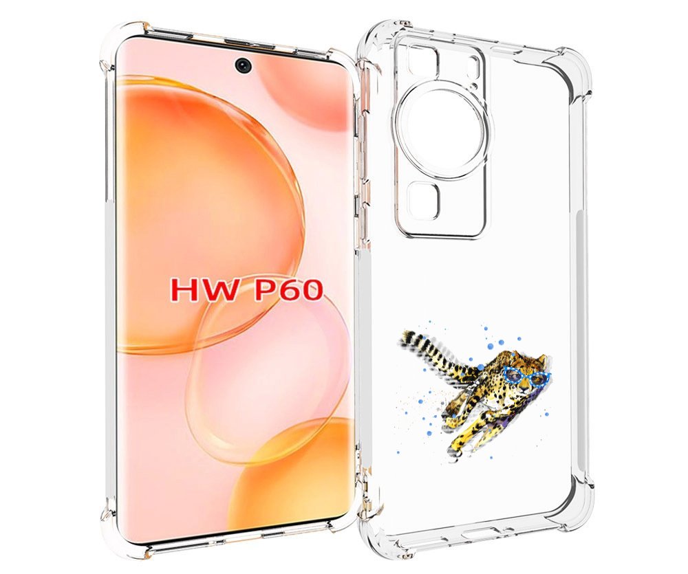 

Чехол MyPads гепард в очках для Huawei P60, Tocco