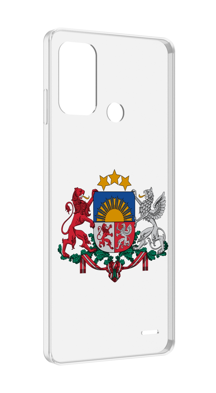 

Чехол MyPads герб-латвии для ZTE Blade A52, Прозрачный, Tocco