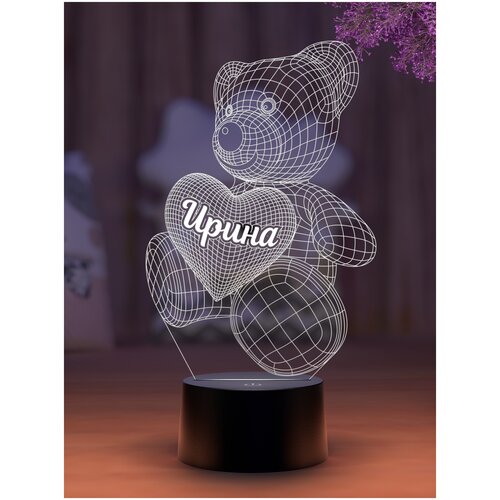

Ночник Amstek "Мишка именной Ирина"