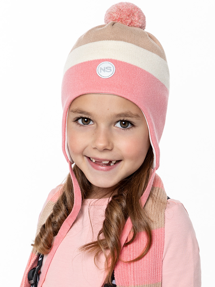 

Шапка детская NIKASTYLE 11м10424, персик, 50, Бежевый, 11м10424