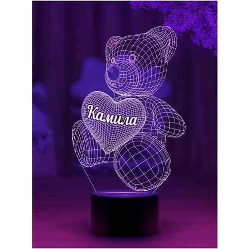 

Ночник Amstek "Мишка именной Камила"