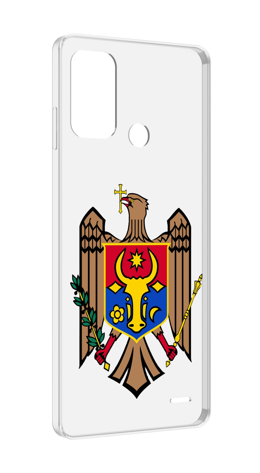 Чехол MyPads герб-молдовы для ZTE Blade A52