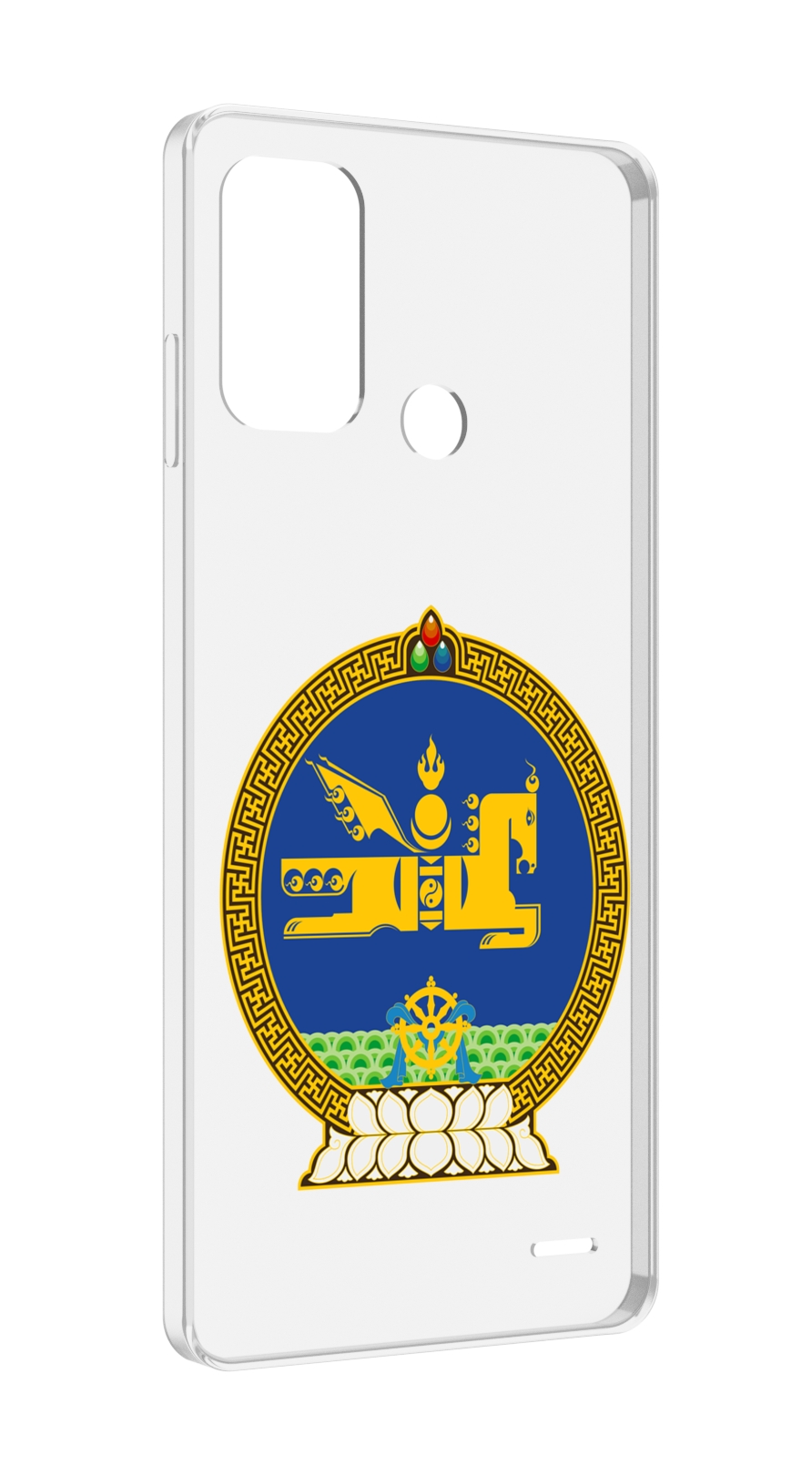 

Чехол MyPads герб-монголия для ZTE Blade A52, Прозрачный, Tocco