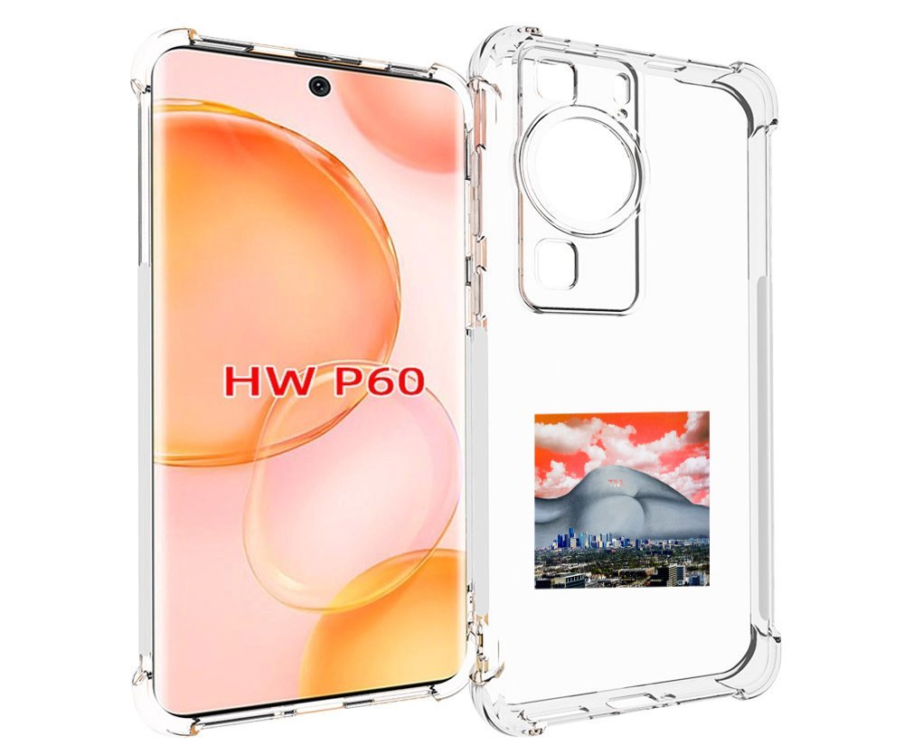

Чехол MyPads город с девушкой на фоне для Huawei P60, Tocco