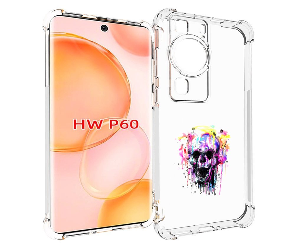 

Чехол MyPads граффити череп для Huawei P60, Tocco