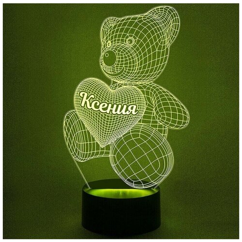 

Ночник Amstek "Мишка именной Ксения"