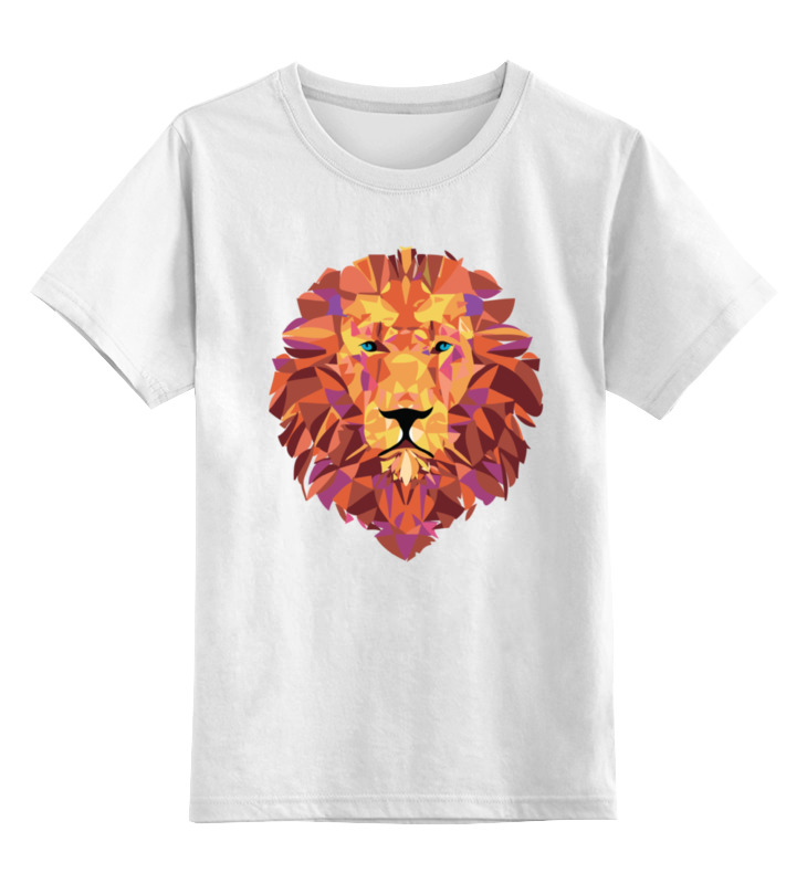 

Футболка детская Printio Лев (lion) цв. белый р. 152, Лев (lion)