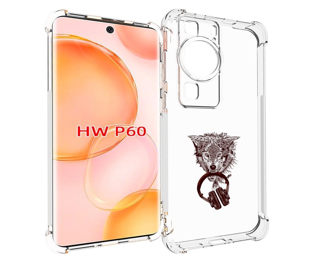 

Чехол MyPads дикий волк для Huawei P60, Tocco
