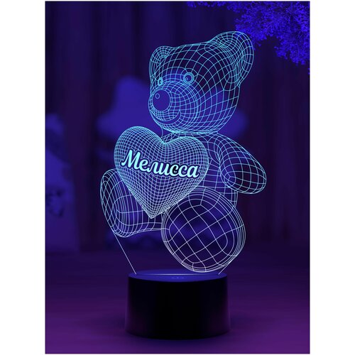

Ночник Amstek "Мишка именной Мелисса"