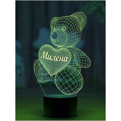 

Ночник Amstek "Мишка именной Милена"