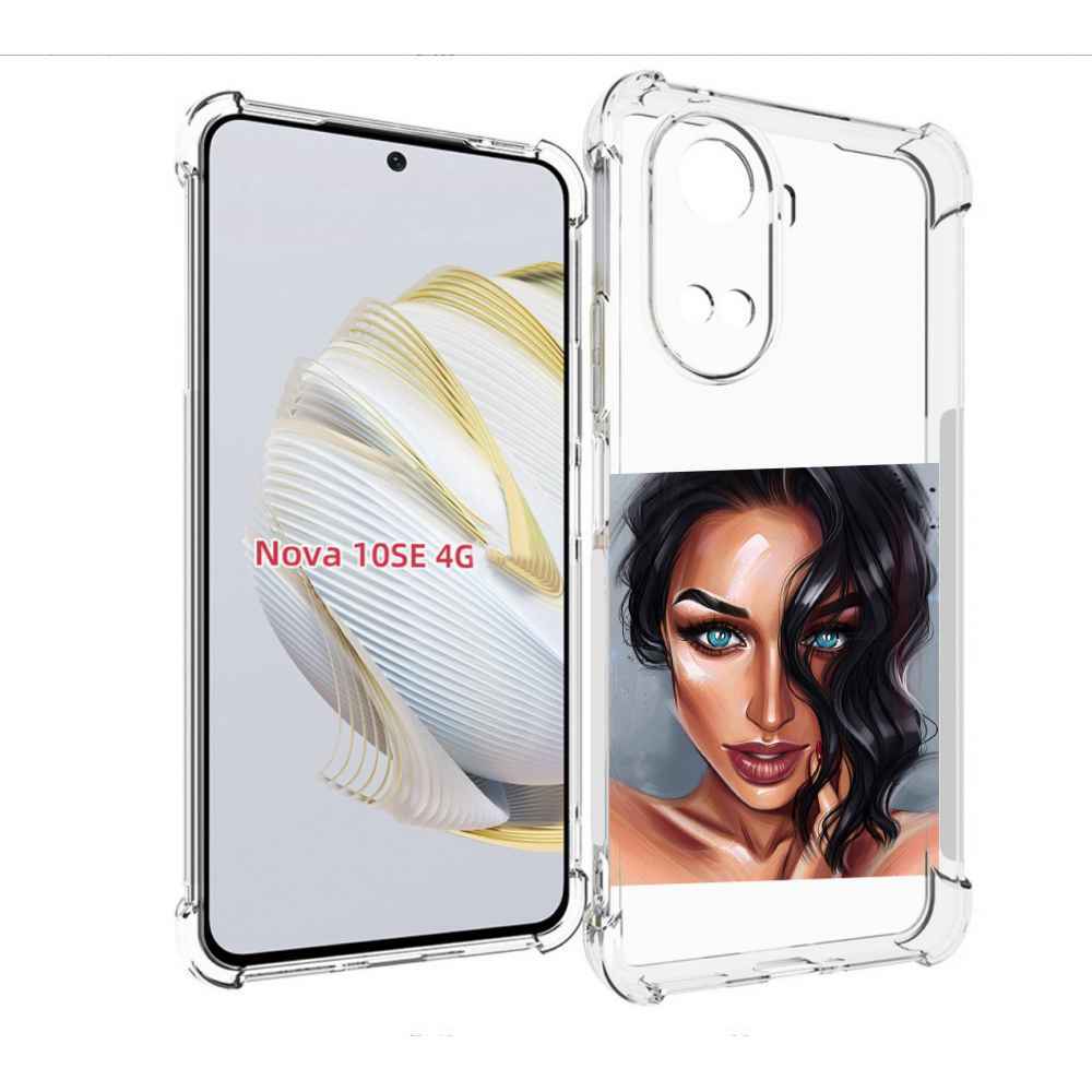 

Чехол MyPads Брюнетка для Huawei Nova 10 SE, Прозрачный, Tocco