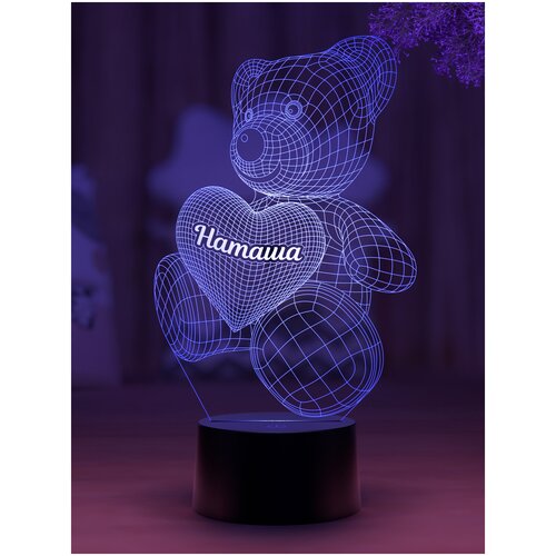 

Ночник Amstek "Мишка именной Наташа"