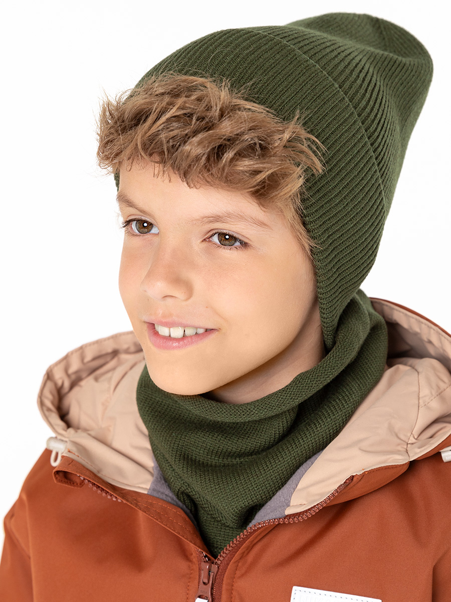 

Шапка детская NIKASTYLE 11м11524, хаки, 50, 11м11524