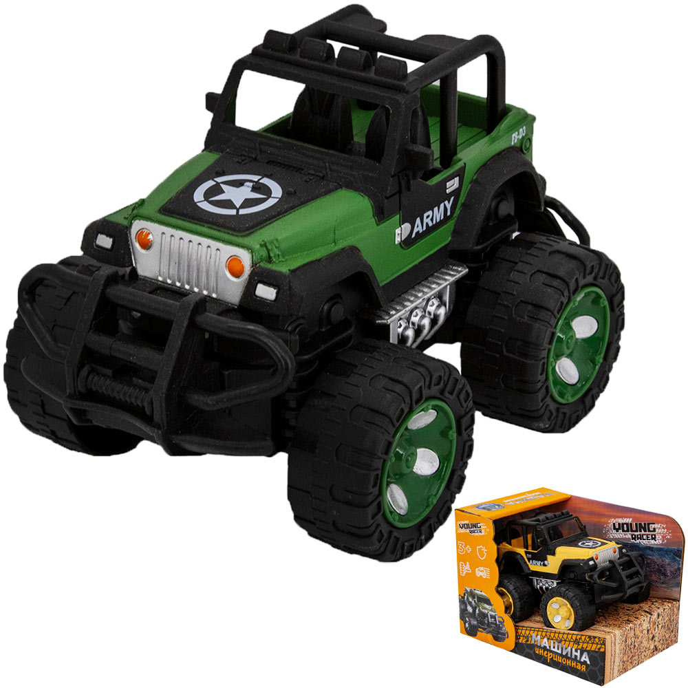 

Машина инерционная Young Racer 6150-3YS в коробке, Желтый;зеленый