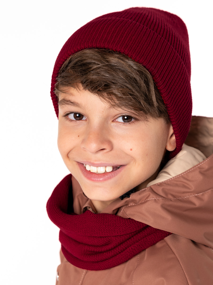

Шапка детская NIKASTYLE 11м11524, паприка, 54, Красный, 11м11524