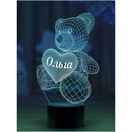 

Ночник Amstek "Мишка именной Ольга"