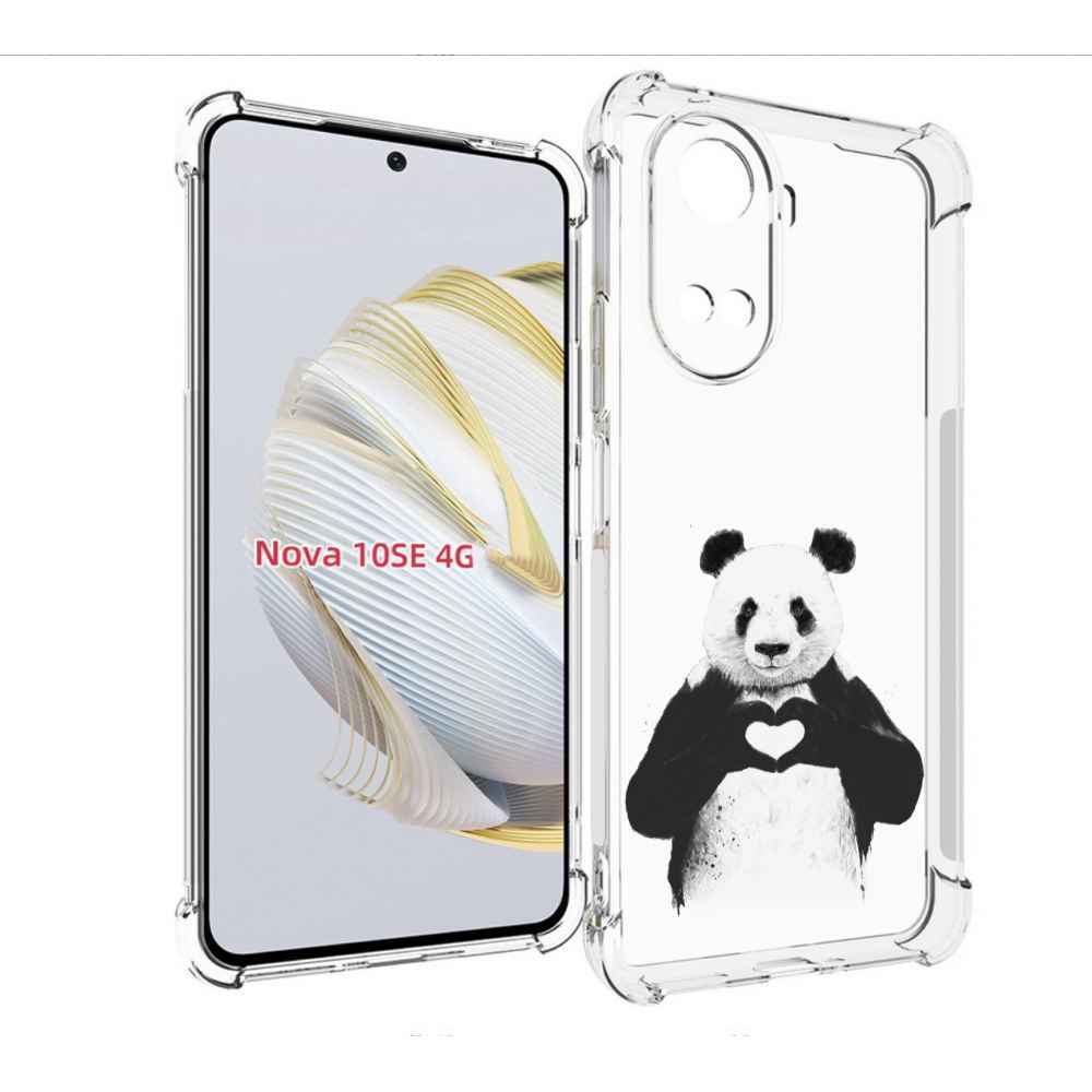 

Чехол MyPads Влюбленная панда для Huawei Nova 10 SE, Прозрачный, Tocco
