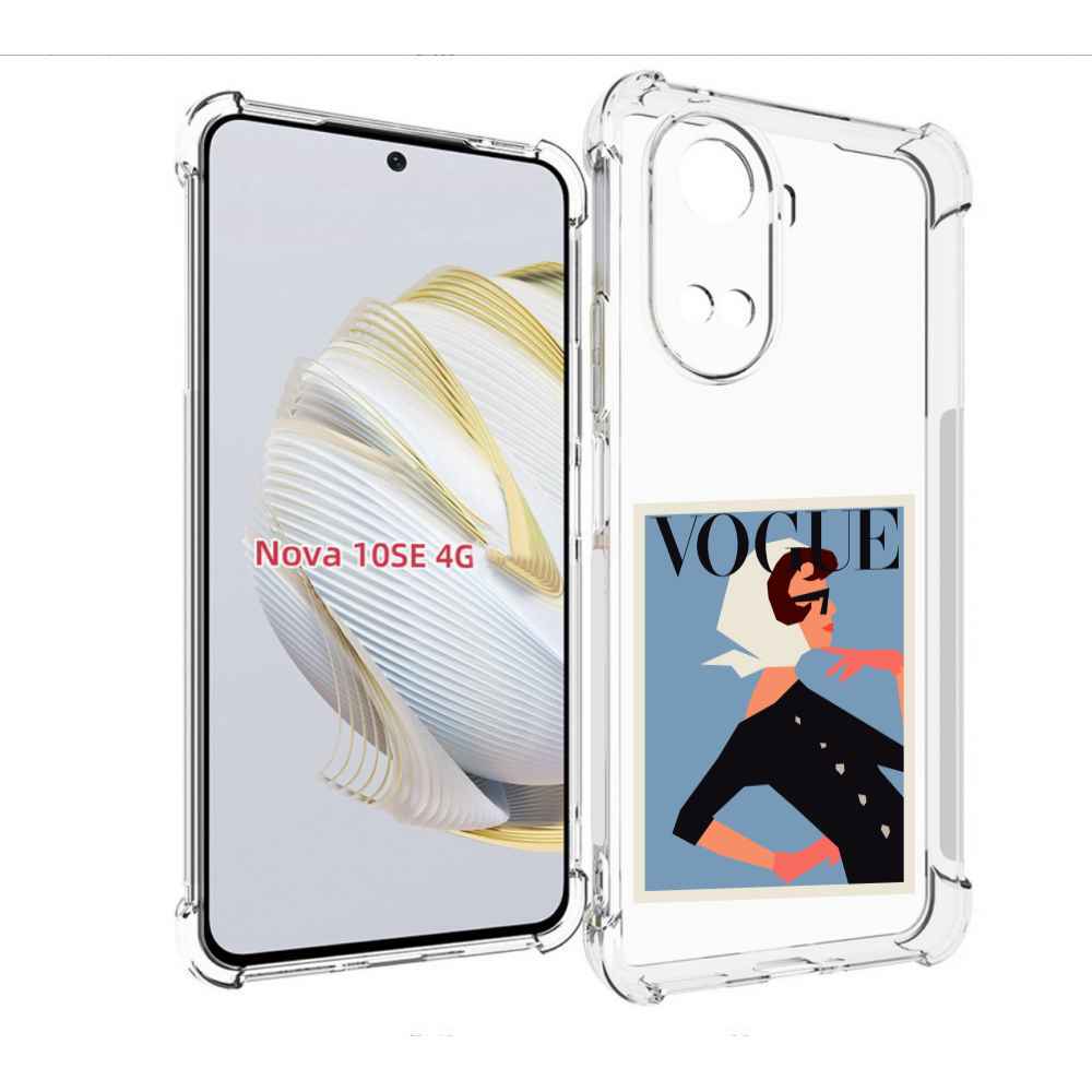 

Чехол MyPads Вогуе картинка для Huawei Nova 10 SE, Прозрачный, Tocco