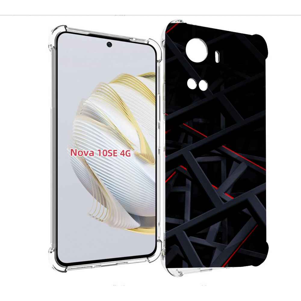 

Чехол MyPads Геометрия для Huawei Nova 10 SE, Прозрачный, Tocco