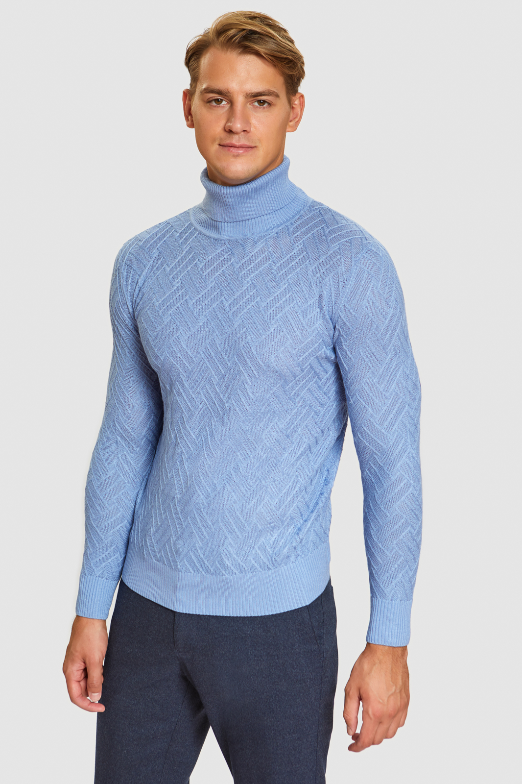 

Водолазка мужская Kanzler 2A-661WT-0507-12 голубая XS, Голубой, 2A-661WT-0507-12