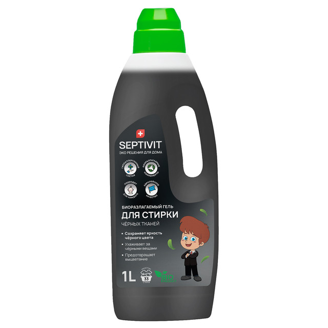 

Гель для стирки черных тканей Septivit Premium 1л