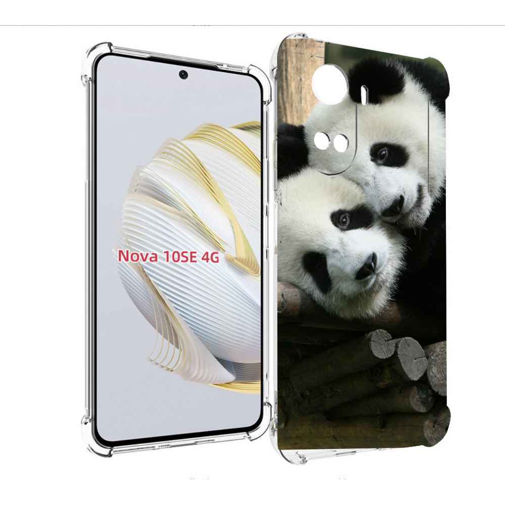

Чехол MyPads Две-панды для Huawei Nova 10 SE, Прозрачный, Tocco