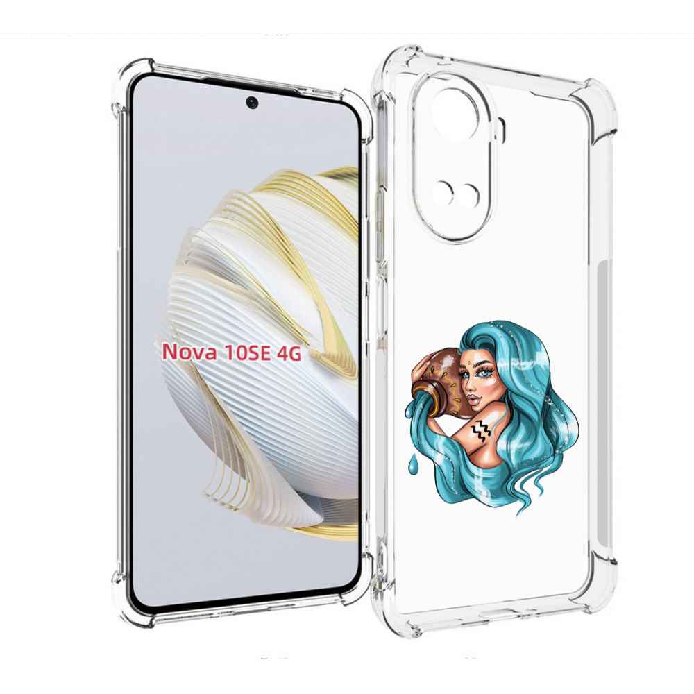

Чехол MyPads Девушка-Водолей для Huawei Nova 10 SE, Прозрачный, Tocco