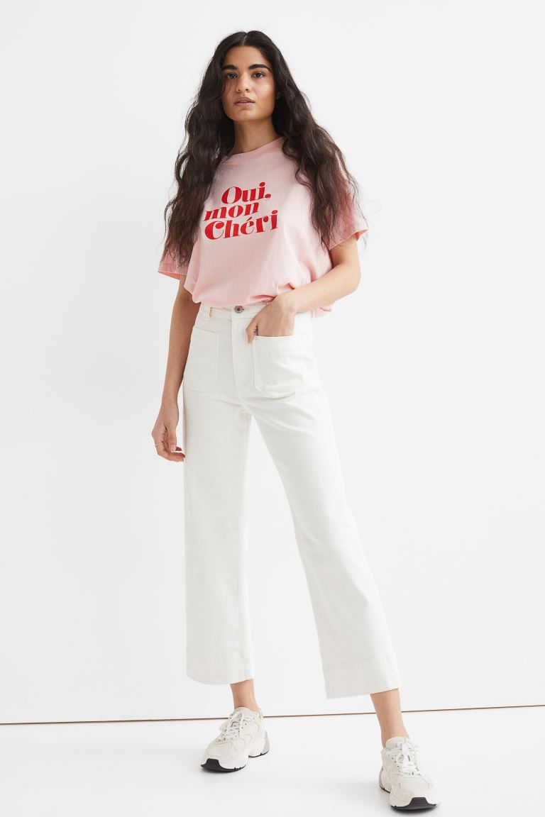 

Джинсы женские H&M 1049771002 белые 46 EU (доставка из-за рубежа), 1049771002