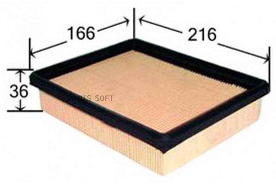 

Фильтр воздушный AZUMI A51501