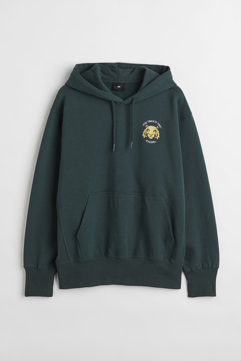 

Худи мужское H&M 1049820001 зеленое 2XL (доставка из-за рубежа), 1049820001