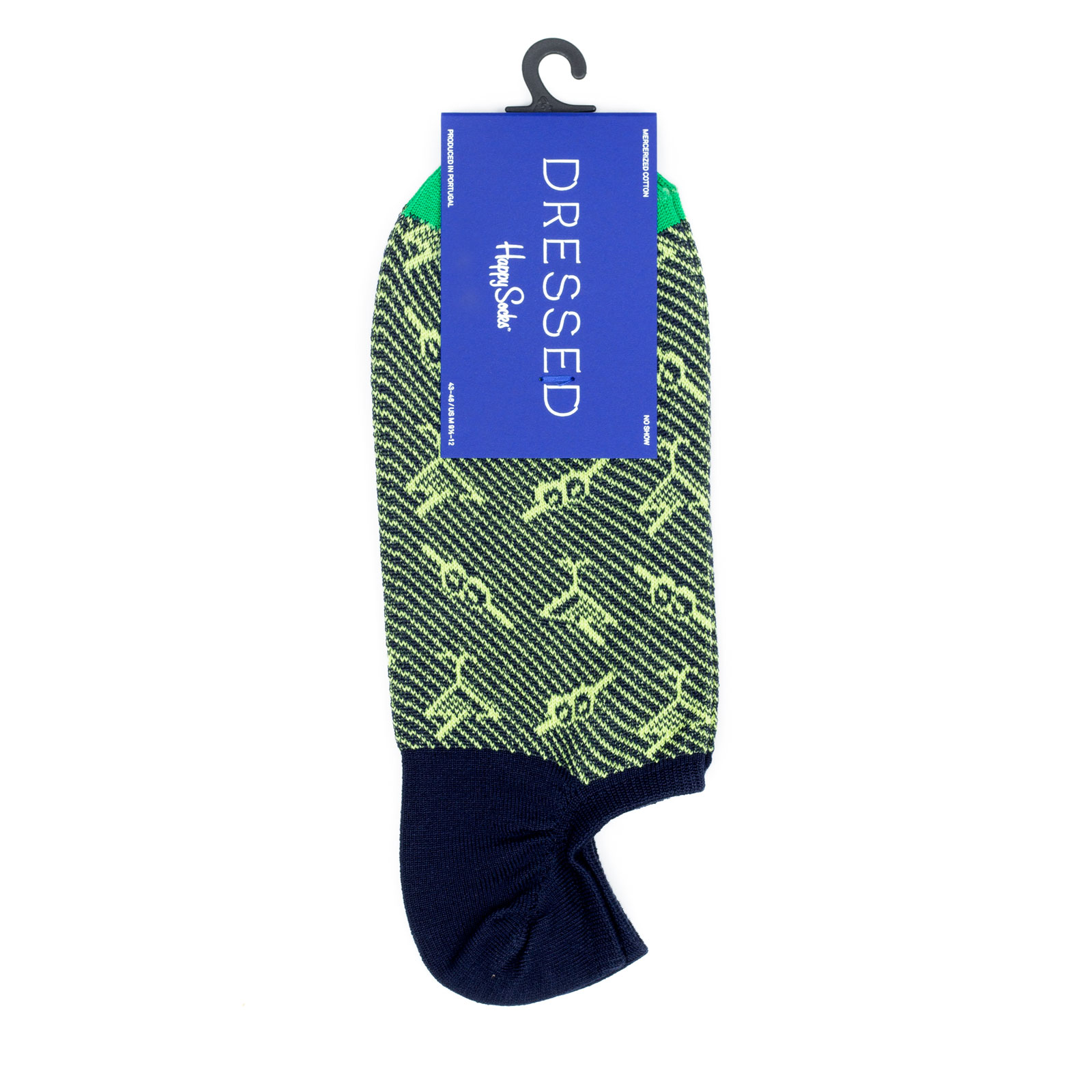 фото Носки мужские happy socks dressed_no_show_martini зеленые 39-42