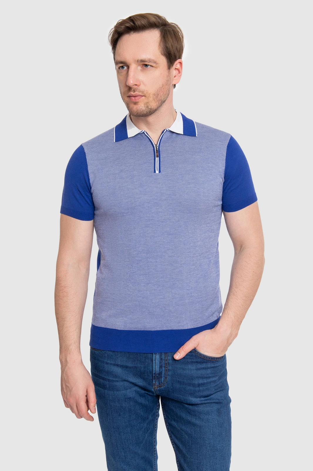 

Футболка мужская Kanzler PZW02SS-T/96 синяя XS, Синий, PZW02SS-T/96