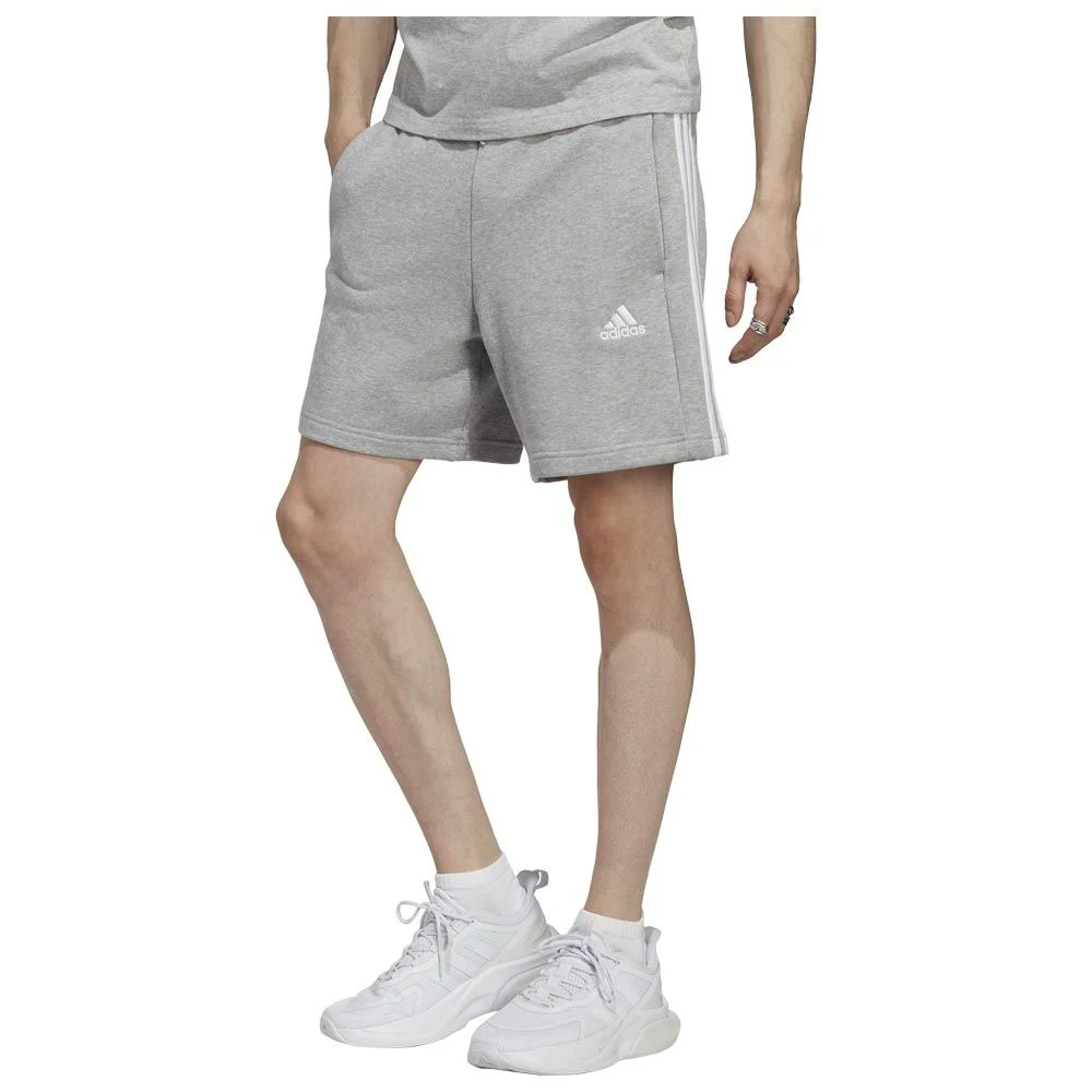 

Спортивные шорты мужские Adidas Essentials French Terry 3-Stripes IC9437 серые 3XL, Серый, Essentials French Terry 3-Stripes