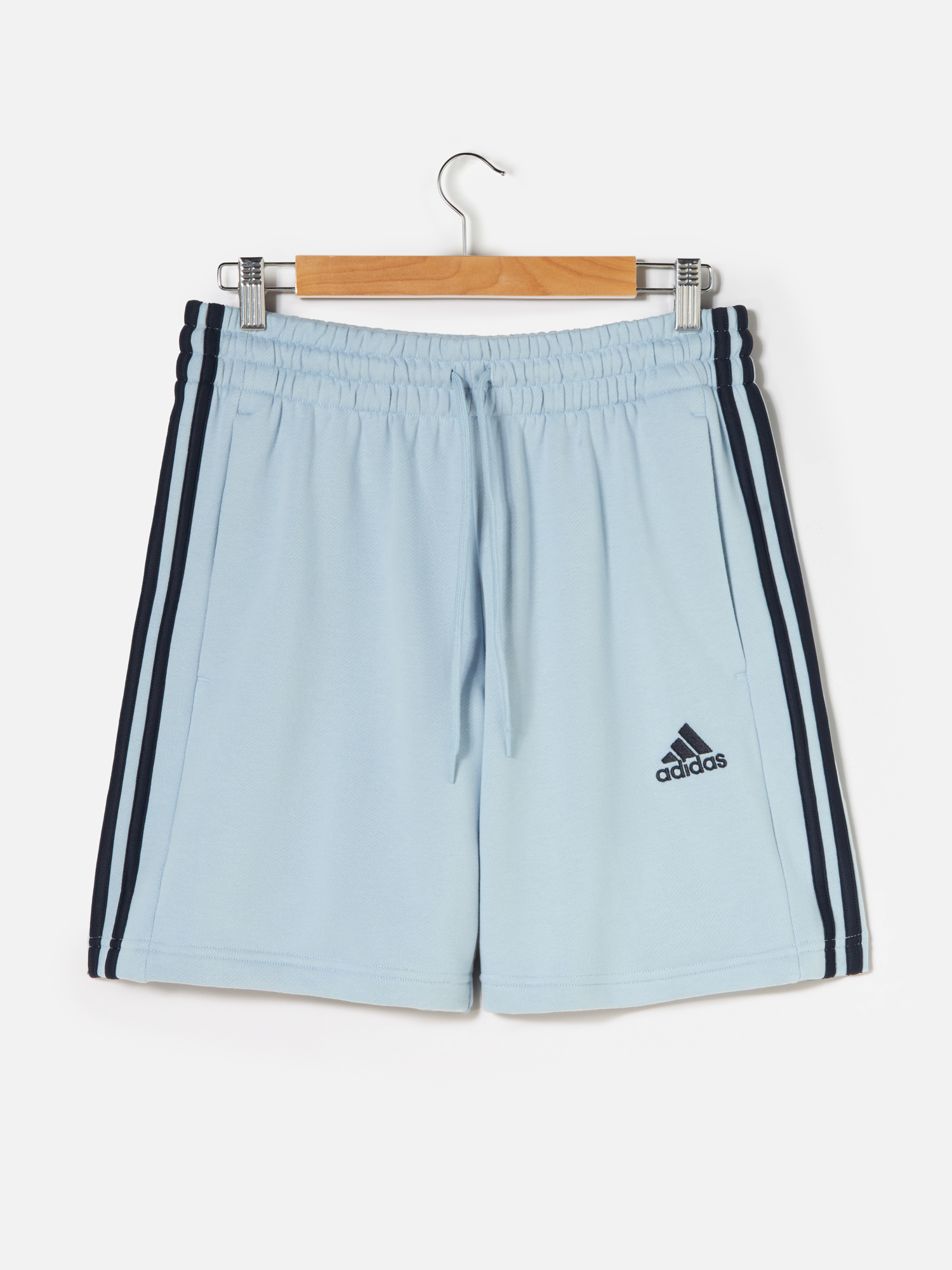 

Спортивные шорты мужские Adidas Essentials French Terry 3-Stripes IS1340 голубые 2XL, Голубой, Essentials French Terry 3-Stripes