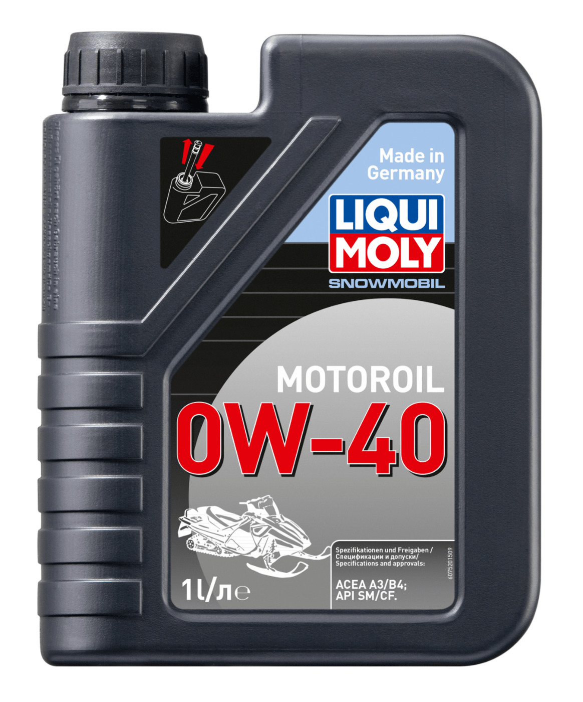 Моторное масло Liqui Moly SnoWmobil Motoroil 0W40 1л 7520