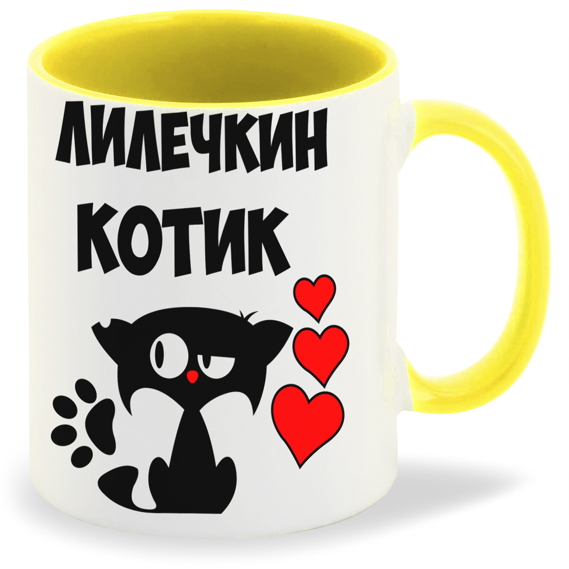 

Кружка CoolPodarok Лилечкин котик