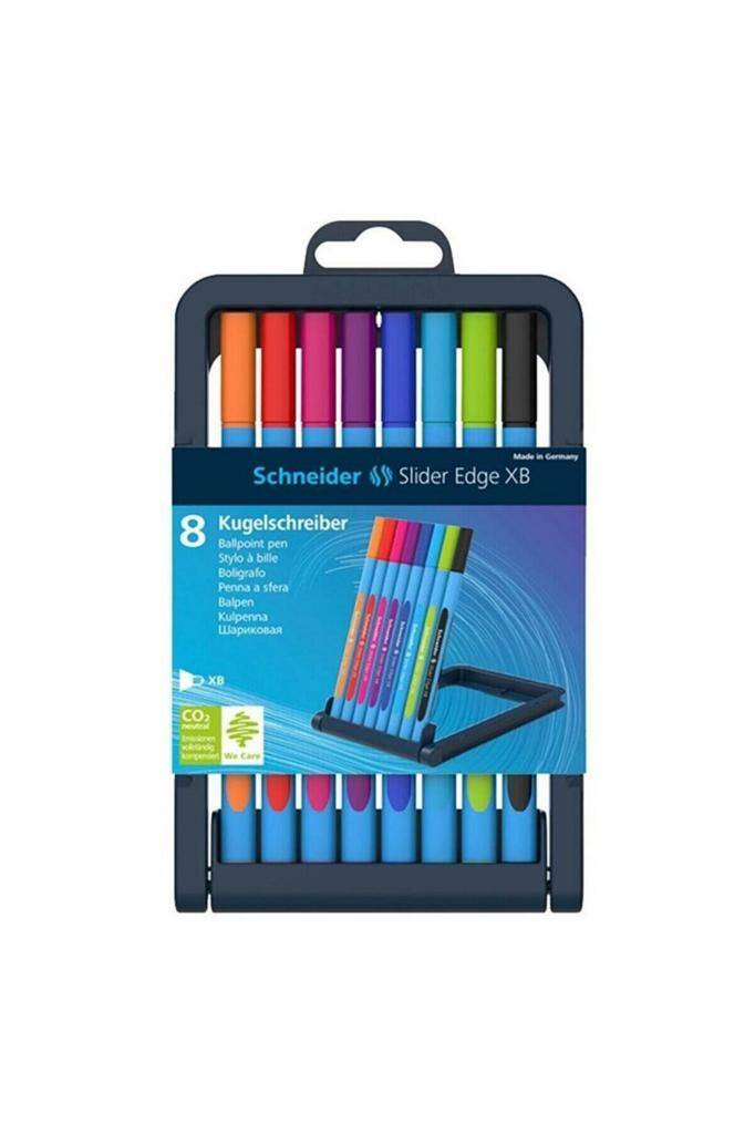 

Ручки шариковые Schneider Slider Edge ассорти 8 шт