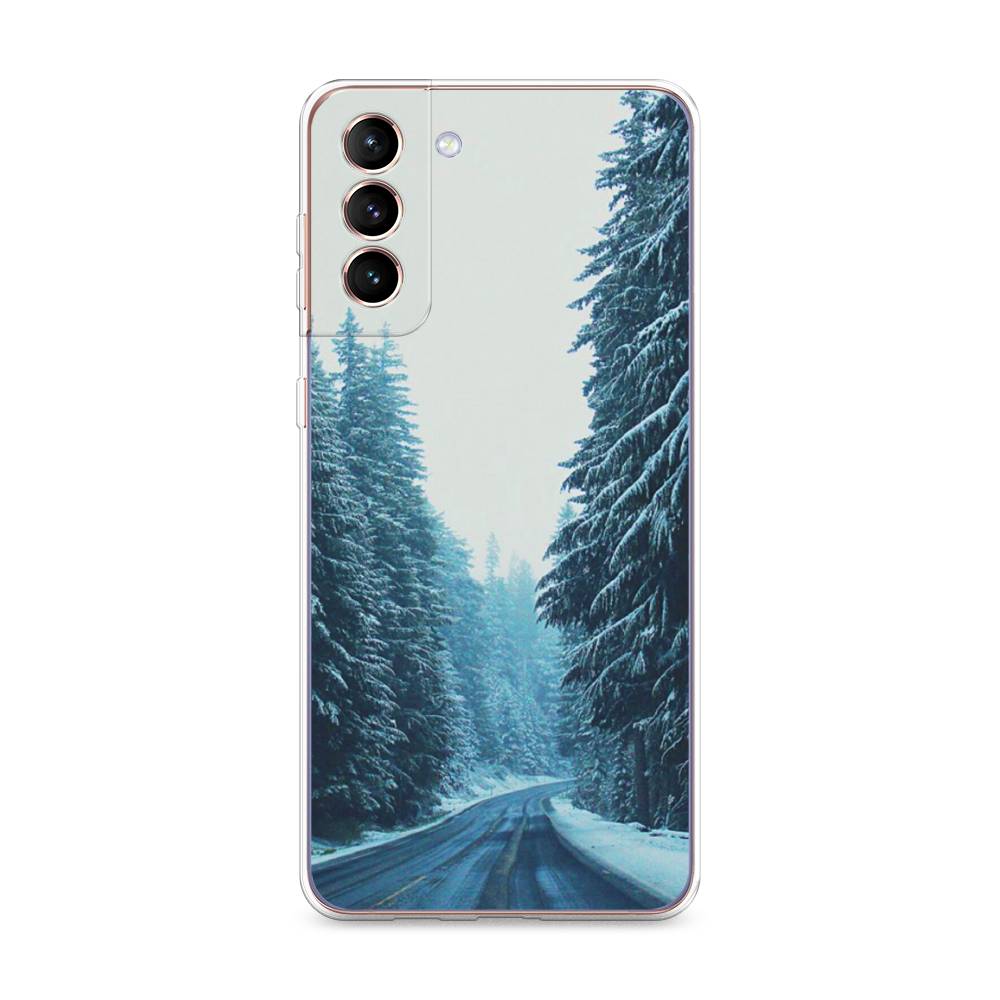 

Чехол на Samsung Galaxy S21 Plus Зима 9, Бежевый;голубой;черный, 2102150-2