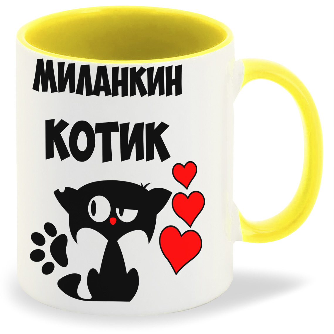 

Кружка CoolPodarok Миланкин котик