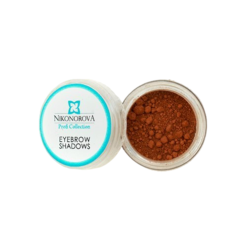 Тени для бровей Nikonorova Profi Collection Pretty Brown