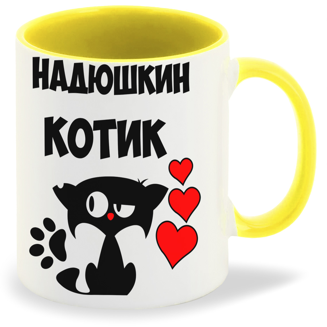 

Кружка CoolPodarok Надюшкин котик